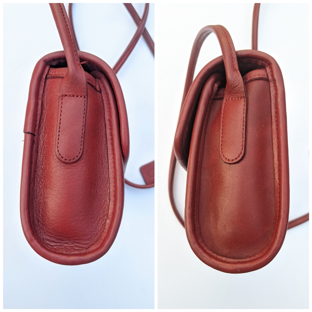 ✨🍒Vintage Coach Chrystie crossbody 9892 in Bordeaux - Picture 3 of 8